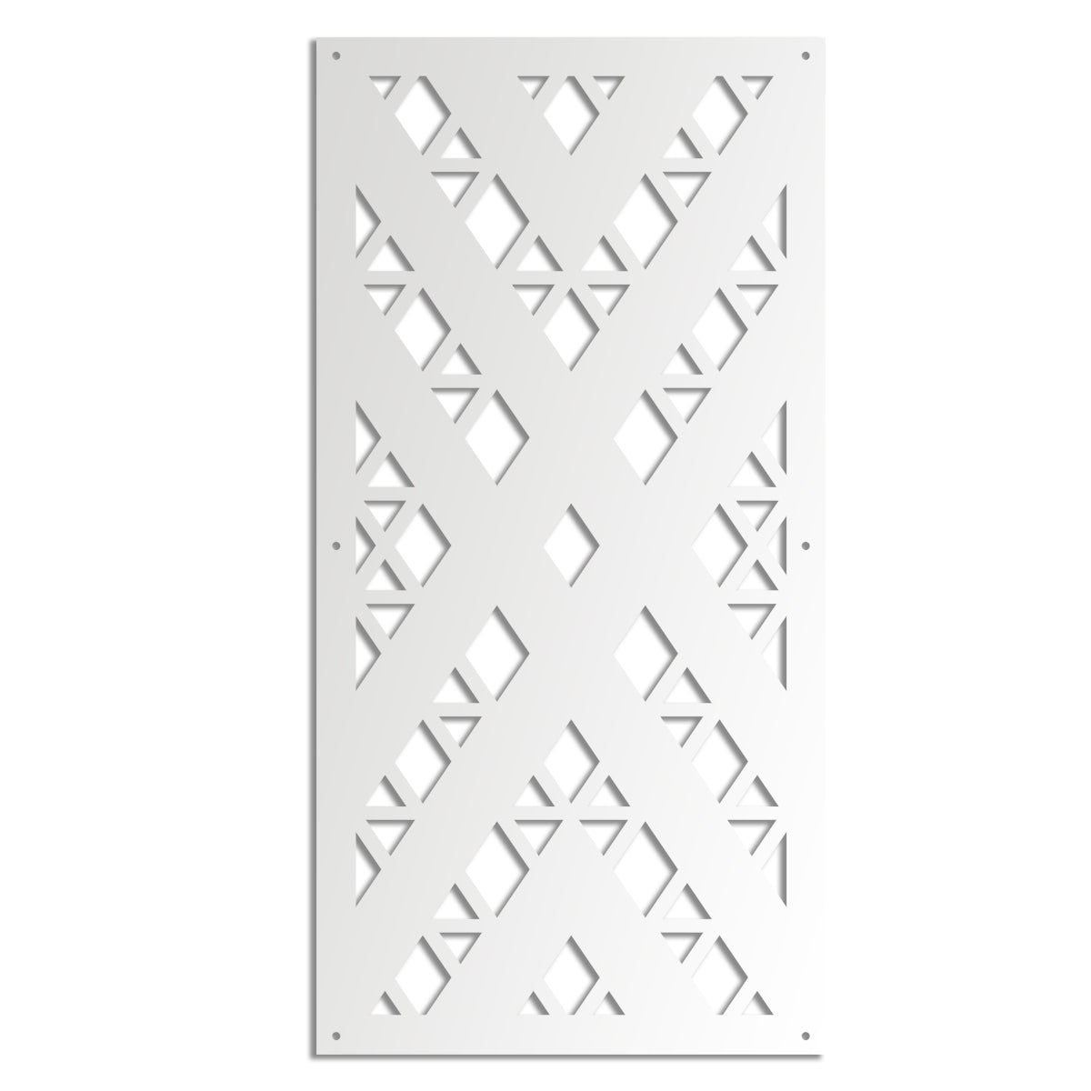 XSPIDER - Pannello in PVC traforato - Parasole Colore: bianco, Misura: 47x94 cm