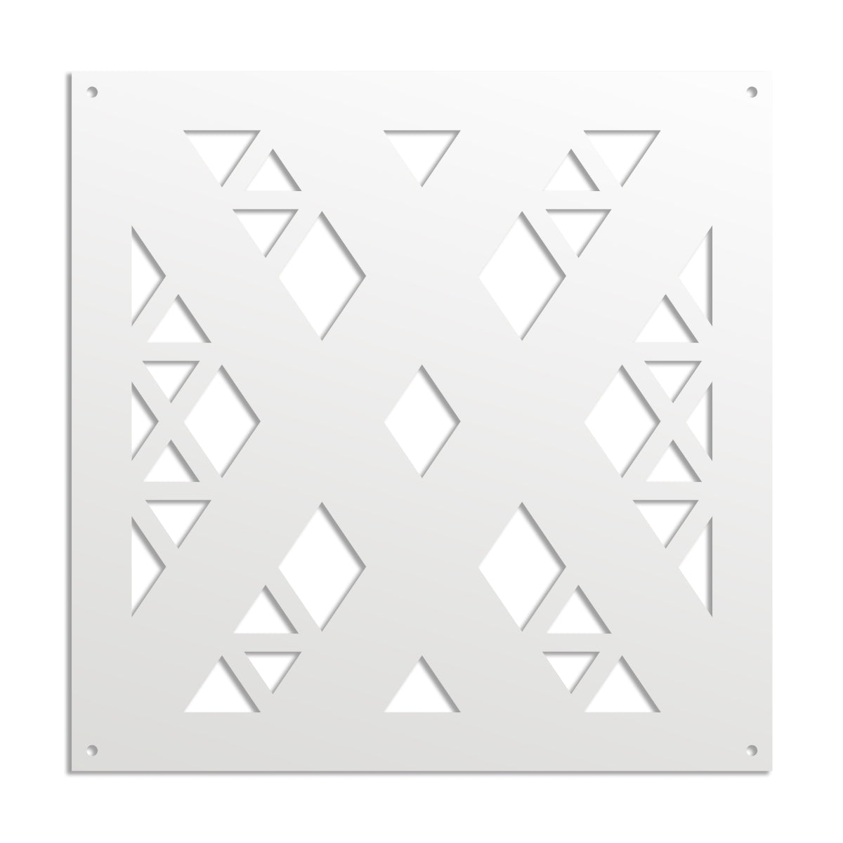 XSPIDER - Pannello in PVC traforato - Parasole Colore: bianco, Misura: 73x73 cm