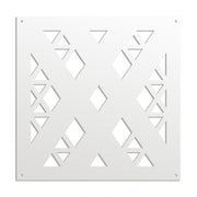 XSPIDER - Pannello in PVC traforato - Parasole Colore: bianco, Misura: 48x48 cm