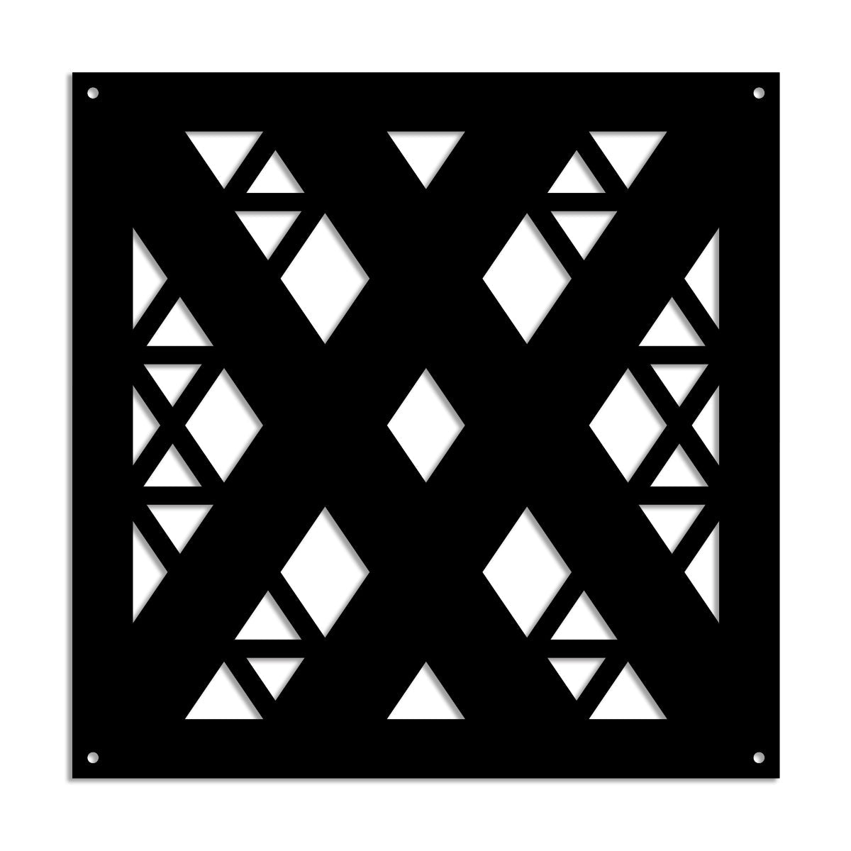 XSPIDER - Pannello in PVC traforato - Parasole Misura: 98x98 cm, Colore: nero