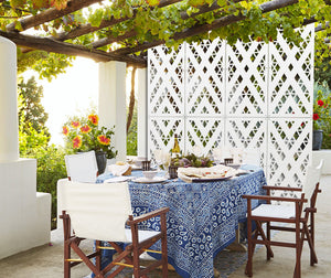 XSPIDER - Pannello in PVC traforato - Parasole Colore: bianco, Misura: 47x94 cm