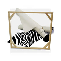 ZEBRA ds - Stampa su tela Canvas montata su telaio in legno Misura: 130x130 cm