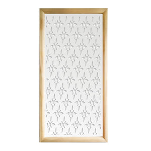 ZED - Moduli Decorativi in Legno e PVC Colore: bianco, Misura: 47x94 cm
