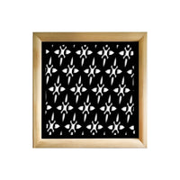 ZED - Moduli Decorativi in Legno e PVC Misura: 48x48 cm, Colore: nero