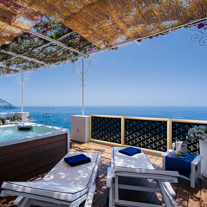 ZED - Moduli Decorativi in Legno e PVC Colore: nero, Misura: 47x94 cm