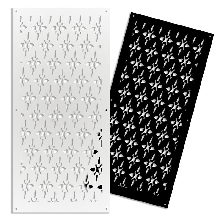 ZED - Pannello in PVC traforato - Parasole Colore: bianco, Misura: 50x150 cm