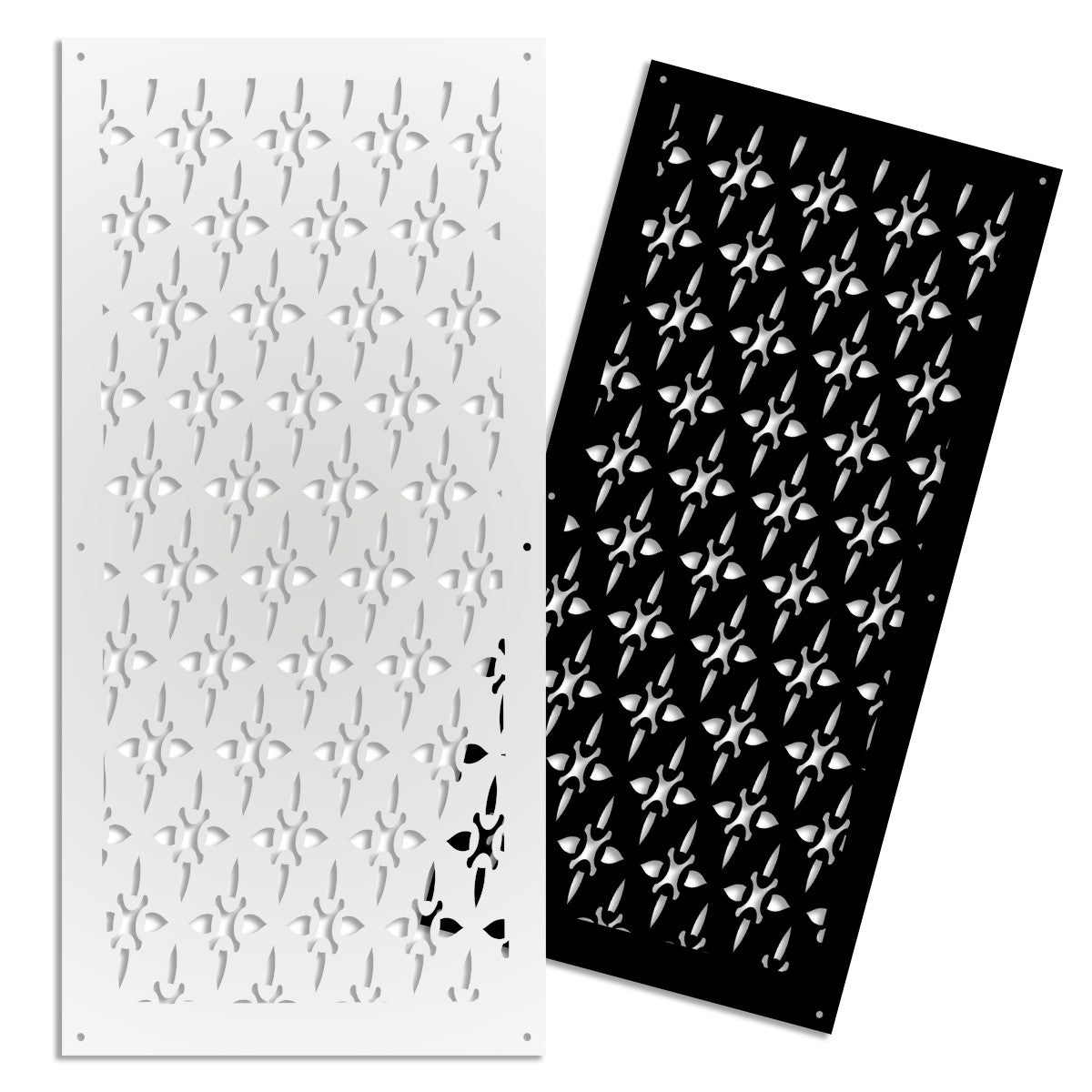 ZED - Pannello in PVC traforato - Parasole Colore: nero, Misura: 50x150 cm