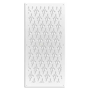 ZED - Pannello in PVC traforato - Parasole Misura: 47x94 cm, Colore: bianco