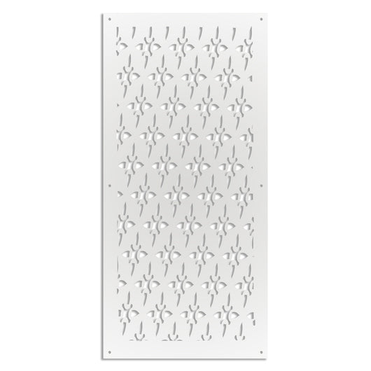 ZED - Pannello in PVC traforato - Parasole Misura: 47x94 cm, Colore: bianco