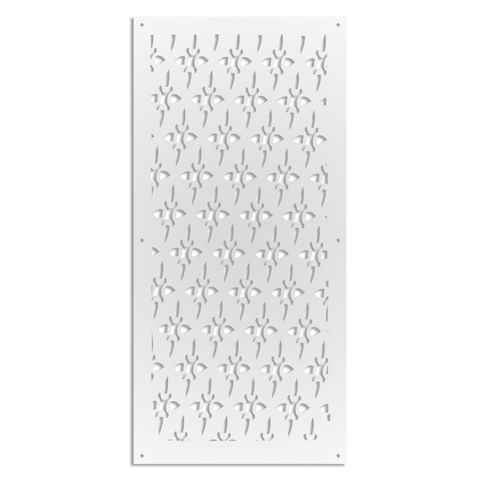 ZED - Pannello in PVC traforato - Parasole Misura: 47x94 cm, Colore: bianco
