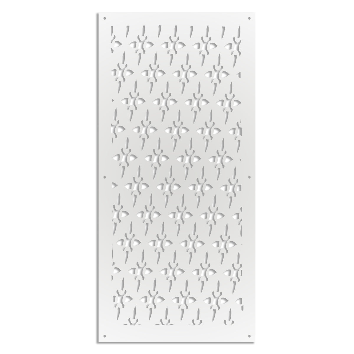 ZED - Pannello in PVC traforato - Parasole Misura: 98x198 cm, Colore: bianco