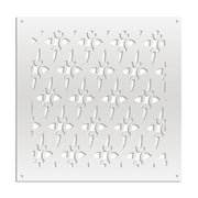ZED - Pannello in PVC traforato - Parasole Colore: bianco, Misura: 73x73 cm