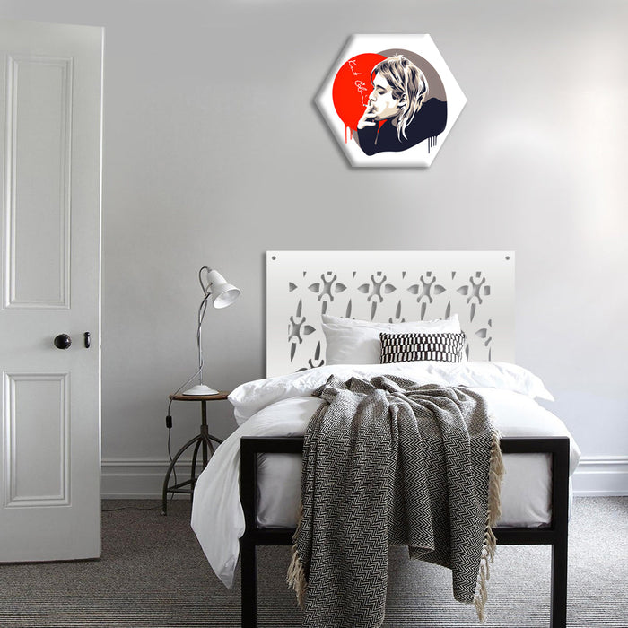 ZED - Pannello in PVC traforato - Parasole Colore: bianco, Misura: 98x98 cm