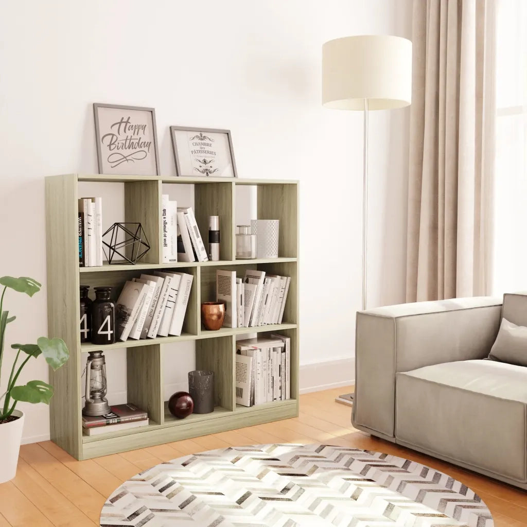 Libreria Rovere Sonoma 97,5x29,5x100 cm in Truciolato   cod mxl 66932
