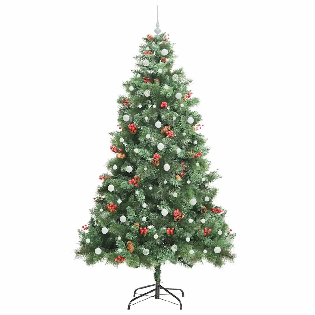 Albero di Natale artificiale Verde 240 cm PVC e Metallo 3395155