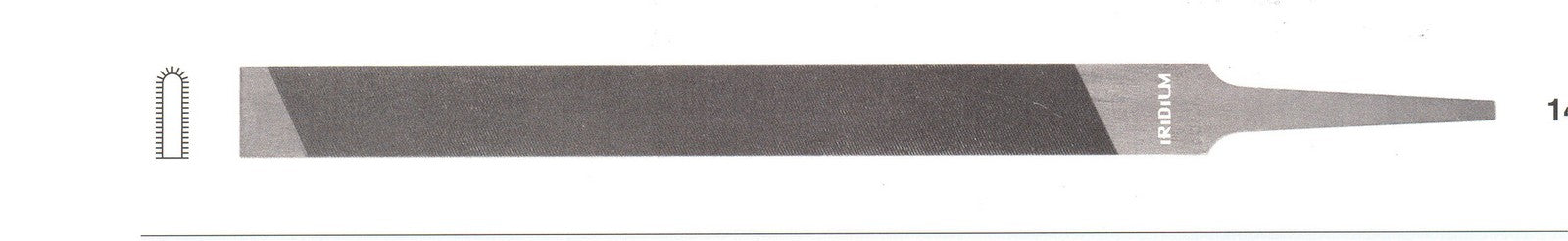 lima piatta 6" mod. roma lunghezza 6" cod:ferx.12190