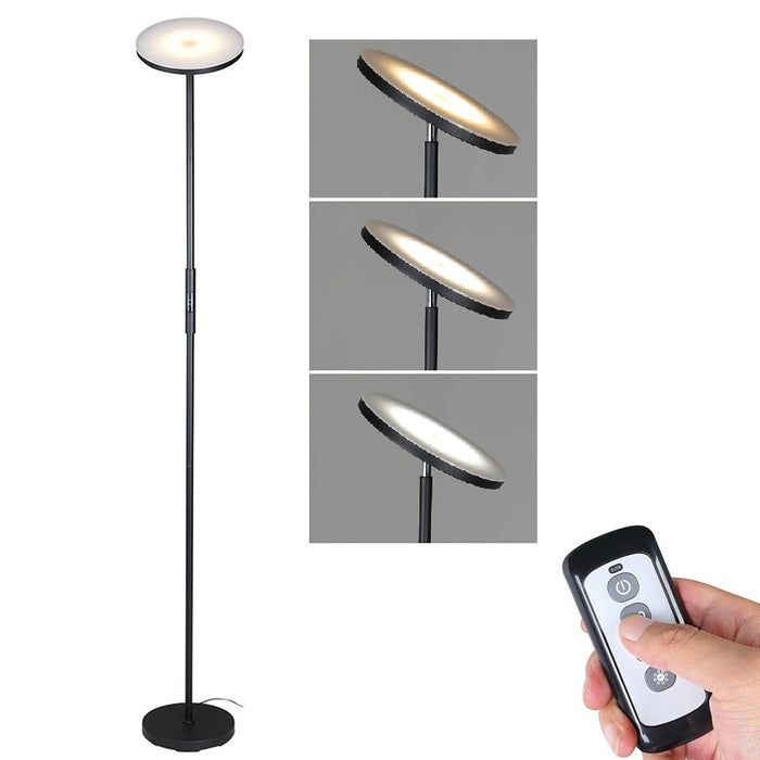 Lampada Piantana Led Dimmerabile 30W 2500LM Telecomando e Luce Regolabile H175cm