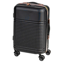 Set 4 Valigie Rigide in ABS da Viaggio Nero con Ruote Easy Roll e Beauty Case