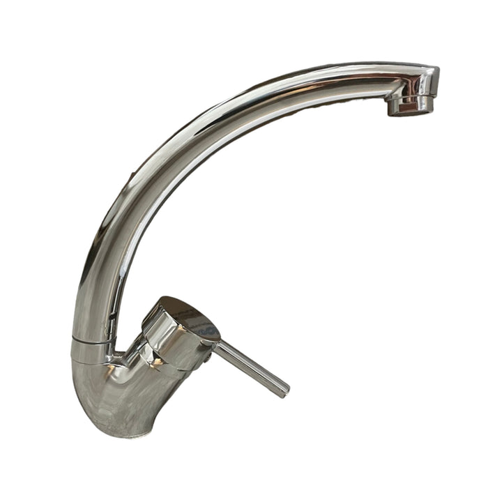 Rubinetto miscelatore per cucina con canna alta, completo