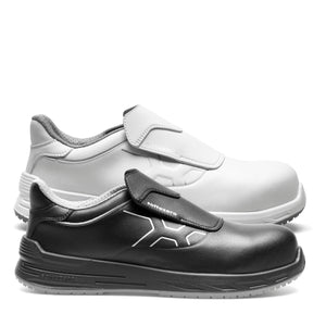 Scarpe da Lavoro HORECA Cuoco, Cucina, Settore Alimentare S2 ESD Slip-On | Sottozero WASABI Bianco/40