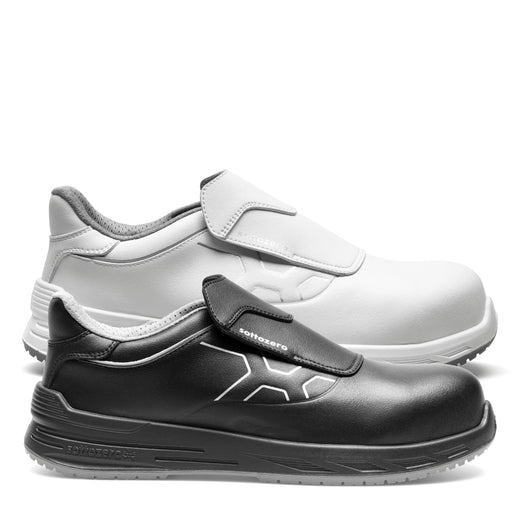 Scarpe da Lavoro HORECA Cuoco, Cucina, Settore Alimentare S2 ESD Slip-On | Sottozero WASABI Bianco/38