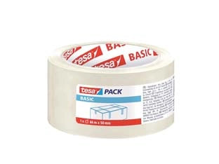 NASTRO IMBALLO PPL TRASPARENTE- - mt.66 x mm.50h. - 36 pezzi TESA