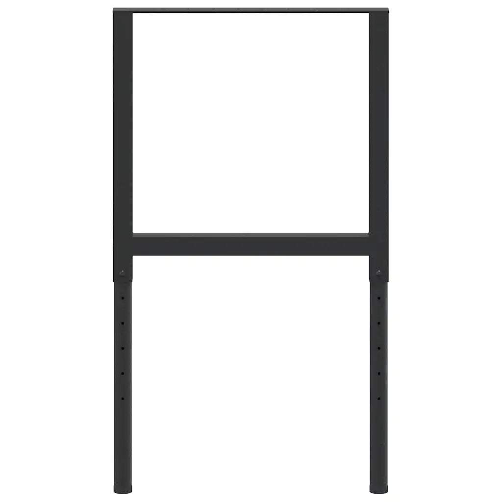 Telai per Banco da Lavoro 2 pz in Metallo 55x(69-95,5) cm Neri CFW4067397