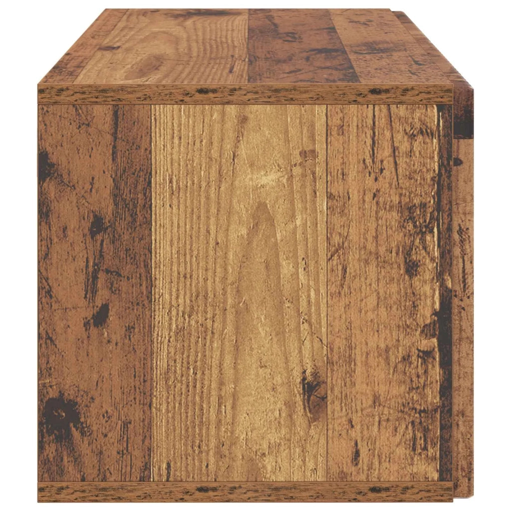 Mobile Porta TV da Muro Legno antico 59,5 x 31 x 30 cm