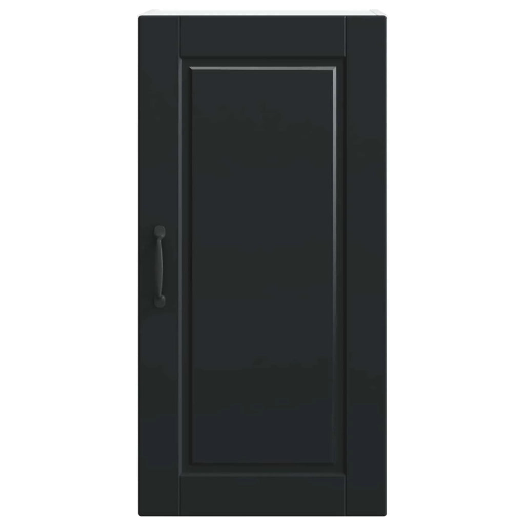 Mobile da cucina moderno con spazio contenitivo ottimizzato 40 x 31 x 80 cm legno composito nero 02_0054370
