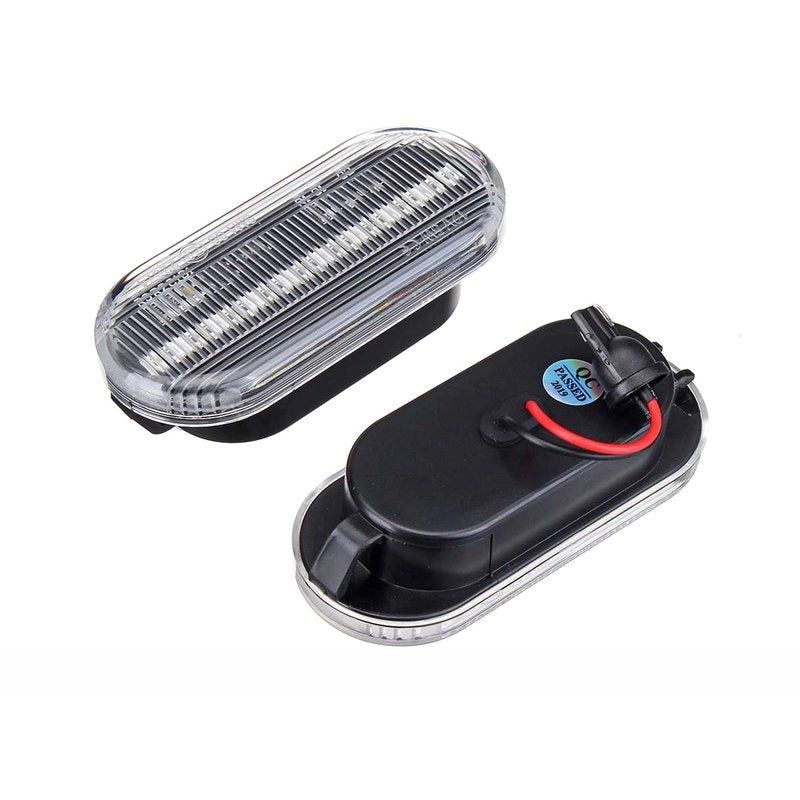 Kit Freccia Laterale a Led Side Marker Lente Trasparente Luce Arancione Per  VW Golf 3 4 Passat Polo Sharan Seat Ibiza Skoda Octavia Ford C-Max Fiesta Focus