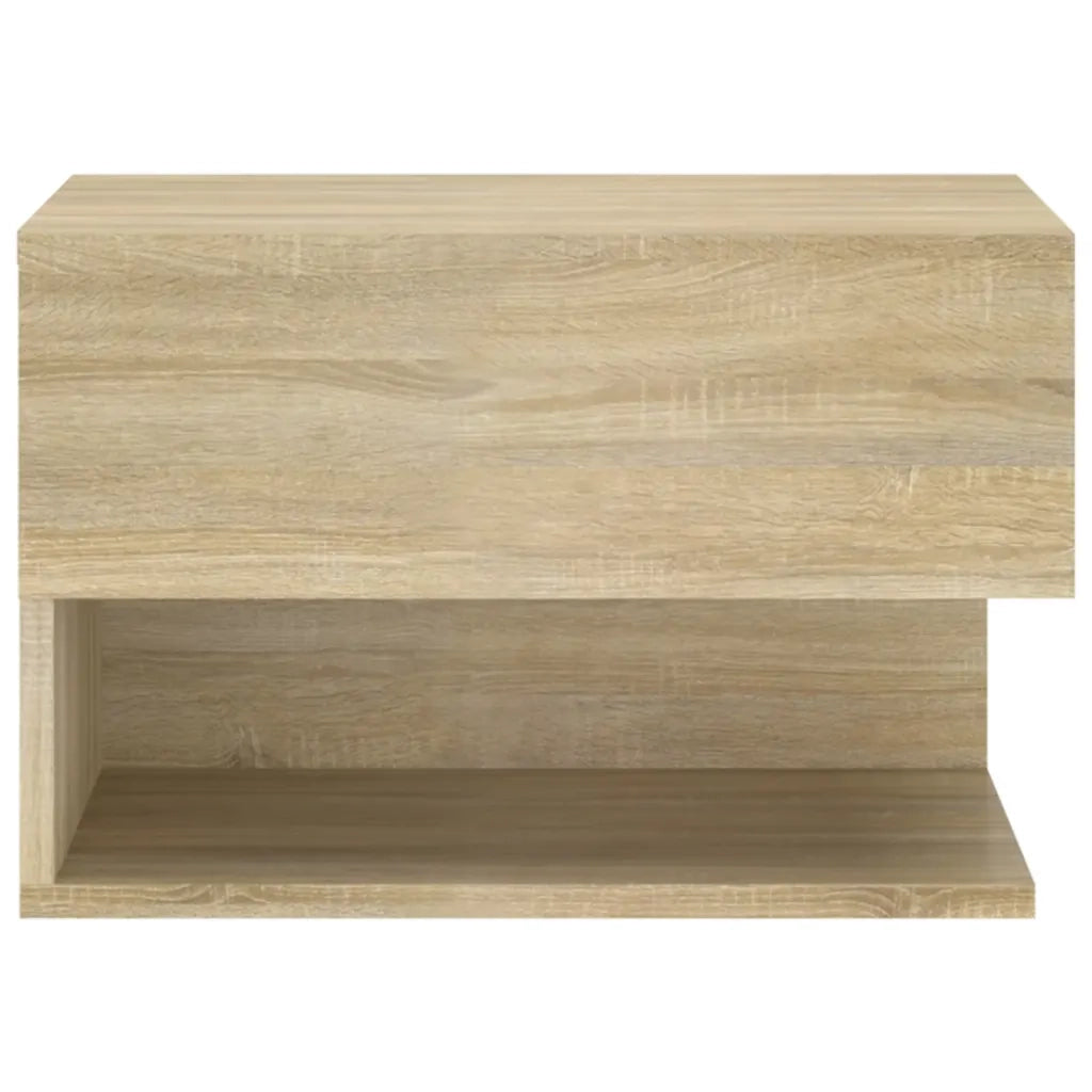 Comodini a Muro 2 pz Rovere Sonoma 810960