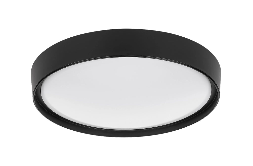 Plafoniera LED RGB con telecomando 50cm 40W nera Rabalux