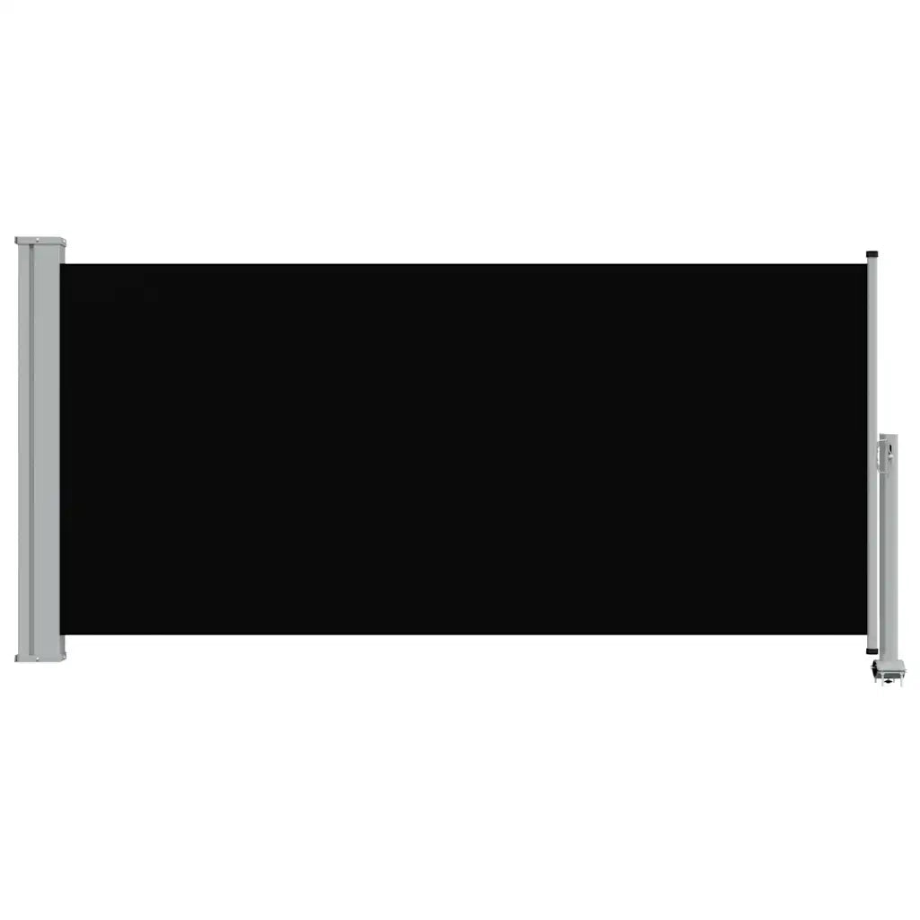 Tenda da Sole Laterale Retrattile 120 x 300 cm Nera cod mxl 54907