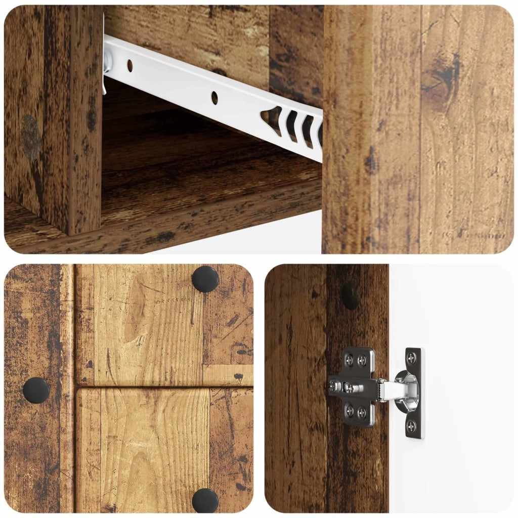Credenza Legno antico 89 x 34,5 x 60 cm Legno ingegnerizzato