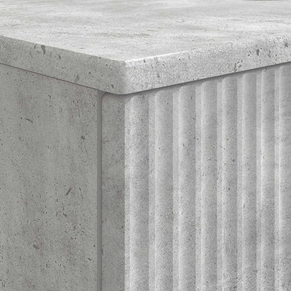 Armadio per Lavabo da Bagno ARNHEM Grigio Cemento 896568