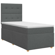 Letto box spring con materasso Grigio Scuro 80 x 200 cm Tessuto 3453754