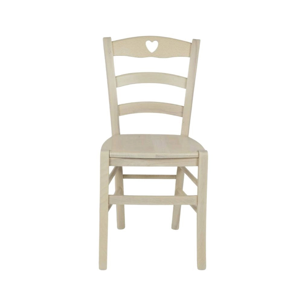 Sedia decoro crema corda 43x45x88 cm