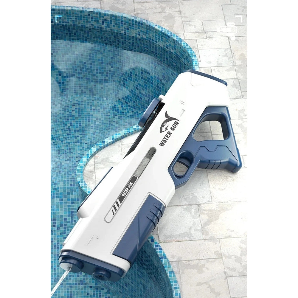 Trade Shop - Pistola Ad Acqua Elettrica Automatica Da 62cm Per Bambini Ad Alta Pressione Giocattolo -