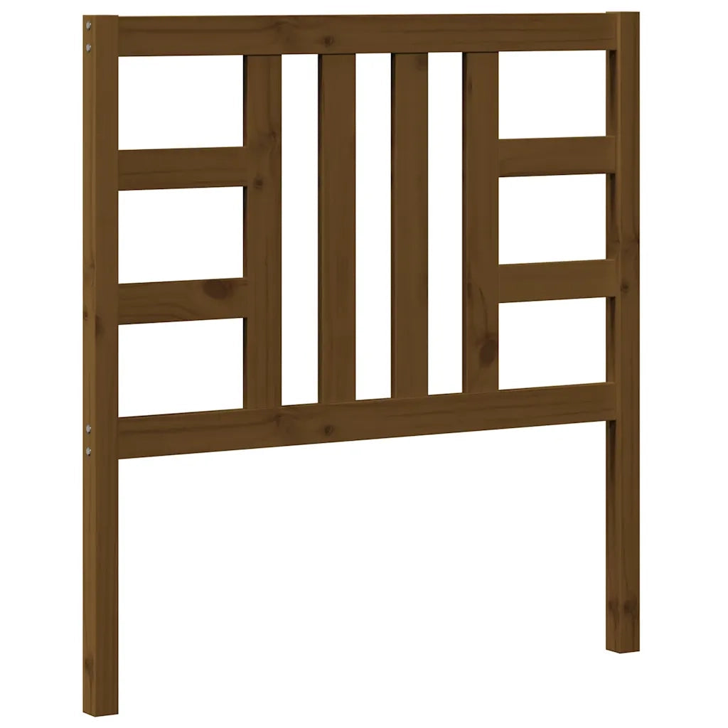 Testiera per Letto Ambra 96x4x100 cm in Legno Massello di Pino 817823