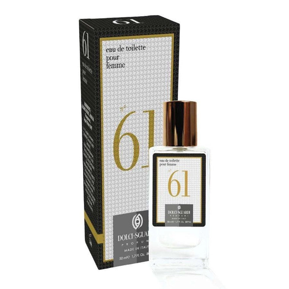 Trade Shop - Profumo Corpo Eau De Toilette Da Donna N°61 Da 50 Ml Fragranza Audace Libera 016102 -