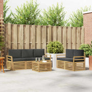 Set divani Legno di Acacia Massello 3391397