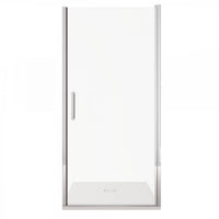 Porta Doccia apertura unico battente in Cristallo 6 MM anticalcare - Misura: 80 xh 195 (AdattabilitÃ  78-80 cm)