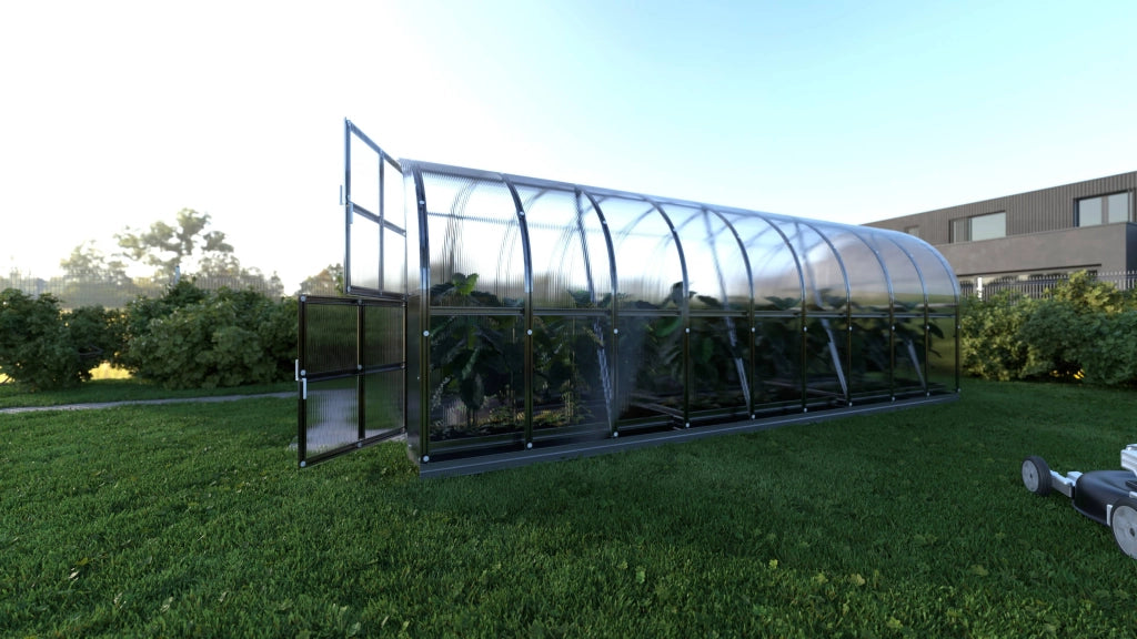 Serra da giardino KLASIKA ARCH 3 x 6 m (18 m²), 6 mm con rivestimento in policarbonato