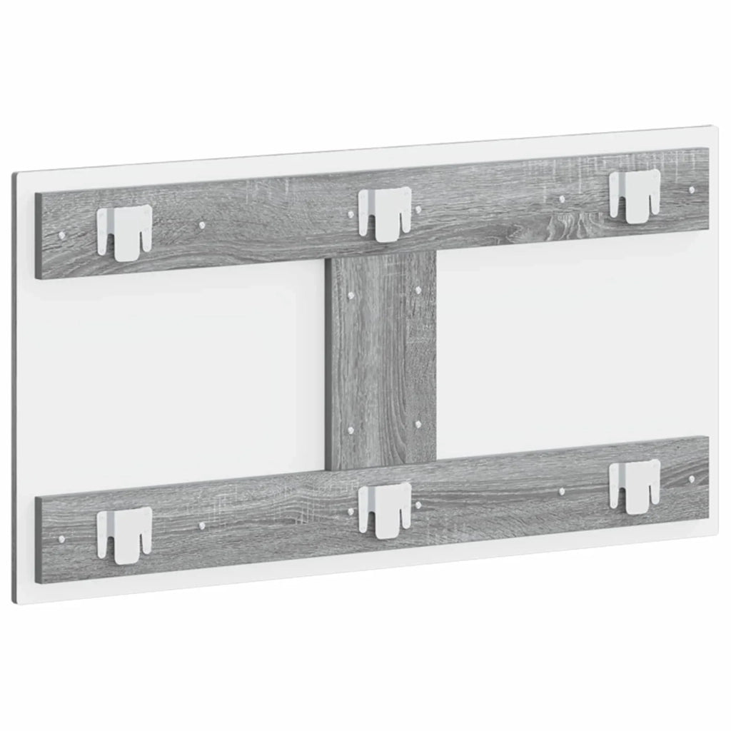 Testiera da Muro UTRECHT Sonoma grigio Legno ingegnerizzato 897861