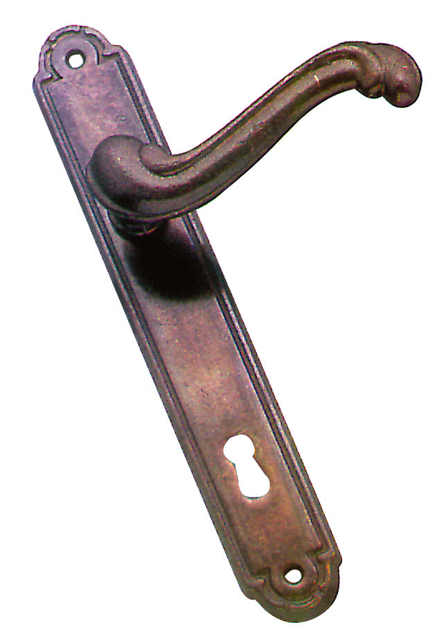 Maniglia barocco con placca  foro patent (4 pezzi) - 