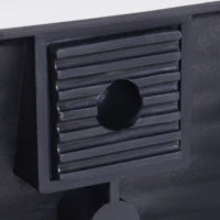 DURHAND Set 2 Rampe per Auto in Plastica con Carico Massimo 5 Tonnellate, 91x30x21 cm, Nero