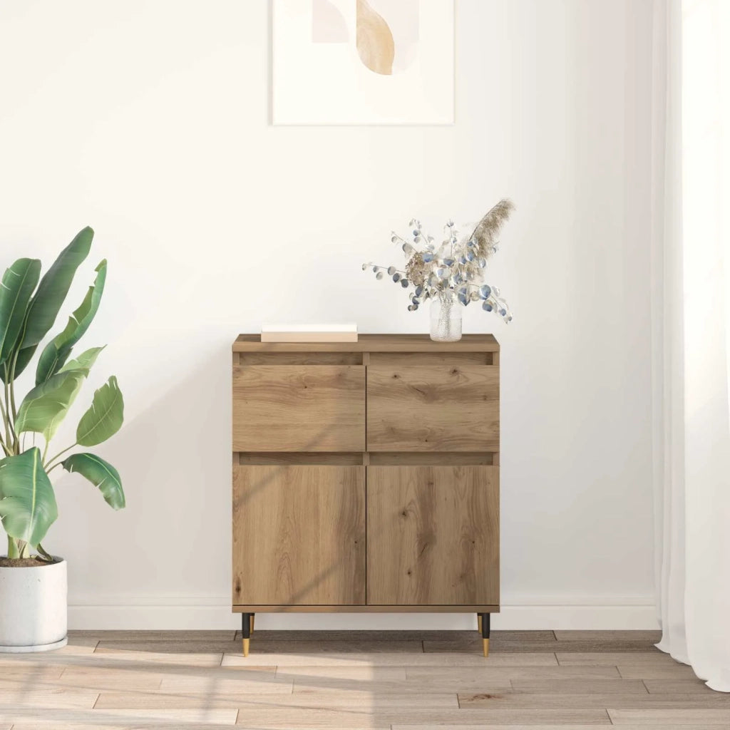 Credenza | Madia | Buffet da pranzo | Armadio da pranzo con cassetto Rovere artigianale 60 x 35 x 70 cm