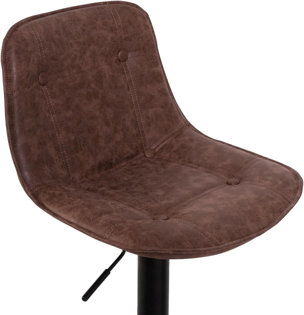 Set di 4 sgabelli da bar DENVER marrone vintage