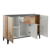 Credenza madia 120x40cm ingresso soggiorno 3 ante cassetto Rachel Report