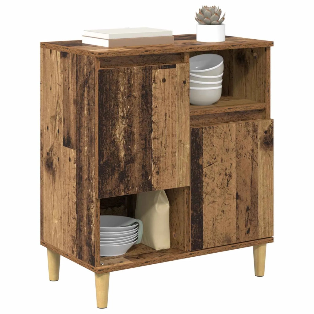 Credenza | Madia | Buffet da pranzo | Armadio da pranzo Legno vecchio 35 x 60 x 70 cm Legno multistrato